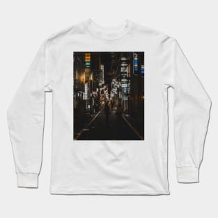 Late Night In Japan Long Sleeve T-Shirt